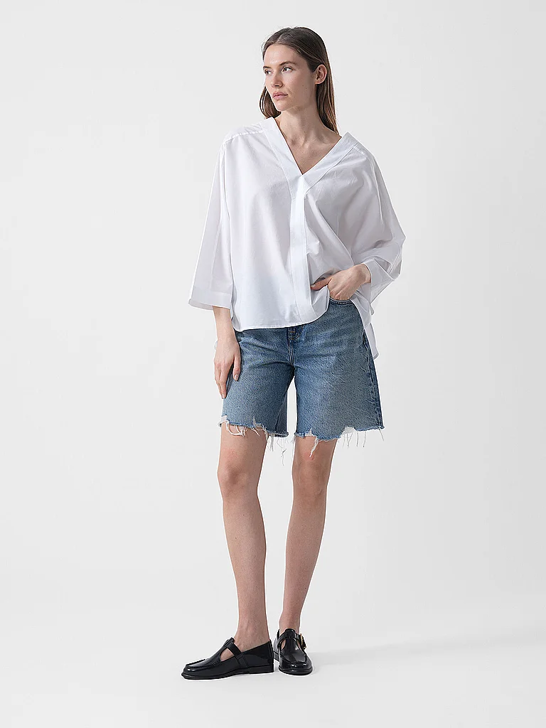 7 For All Mankind Shorts Light Blue 28 2